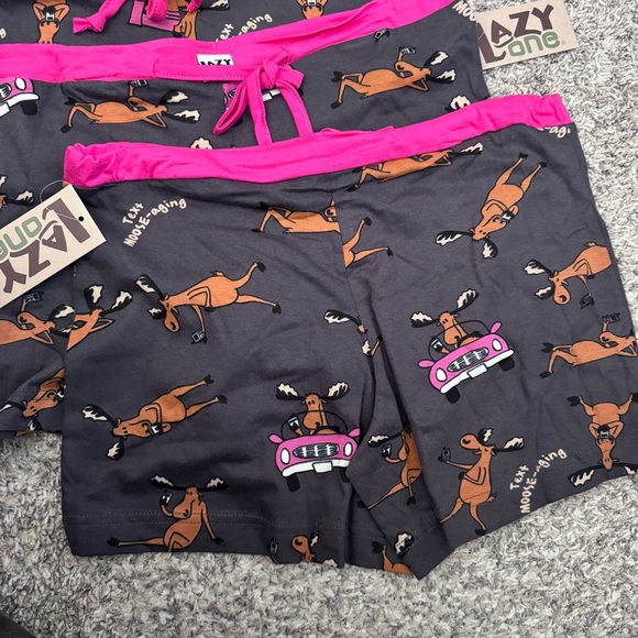 Lot of 3 NWT Lazy One Text Moose-aging graphic  Juniors boxers Size Medium - Picture 4 of 4